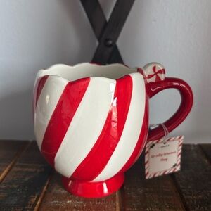 Target Bullseye's Christmas Peppermint Candy Cane Coffee Mug 9 oz. 2025 NEW